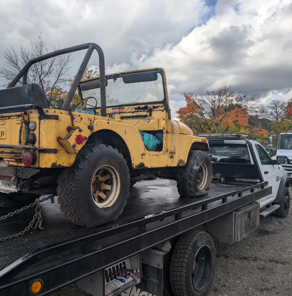 Junk Car at Waukesha Junkyard